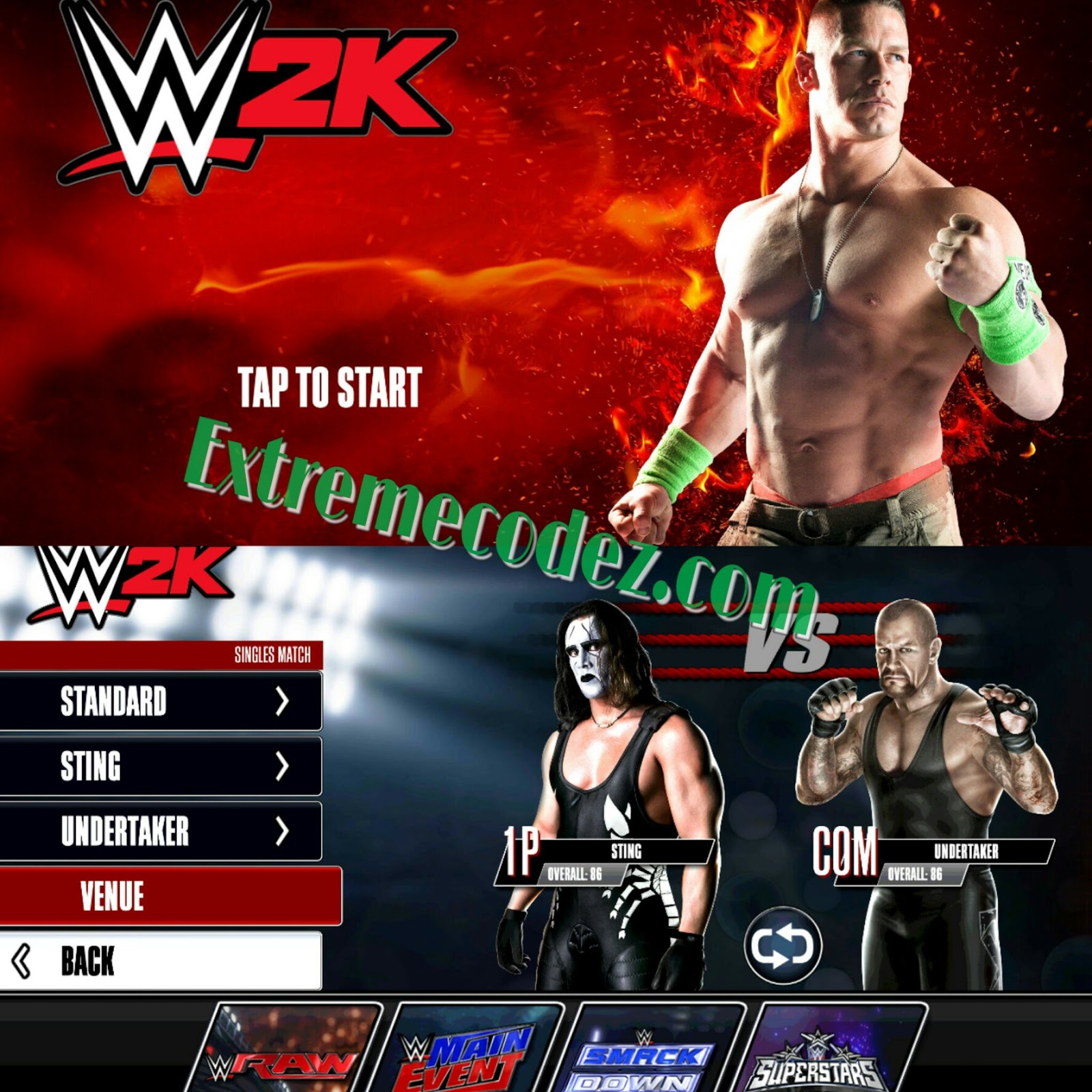 wwe 2k download apk android